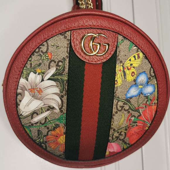 (Sold)100% Authentic Gucci Ophidia Supreme Canvas Floral Backpack - Picture 2 of 16